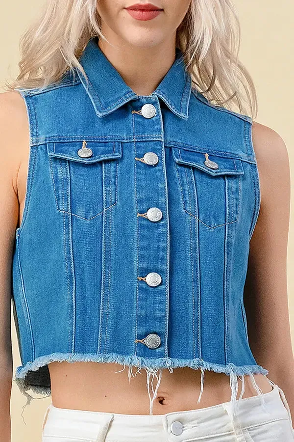 All Season Denim Vest