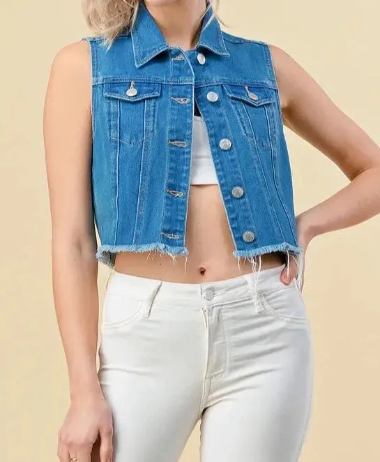 All Season Denim Vest