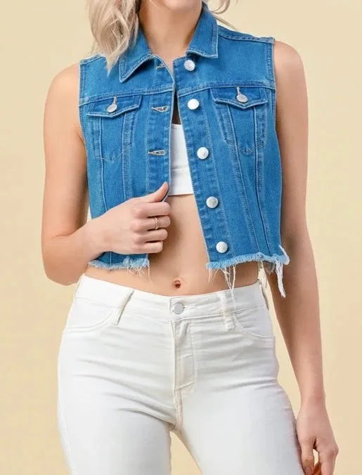 All Season Denim Vest