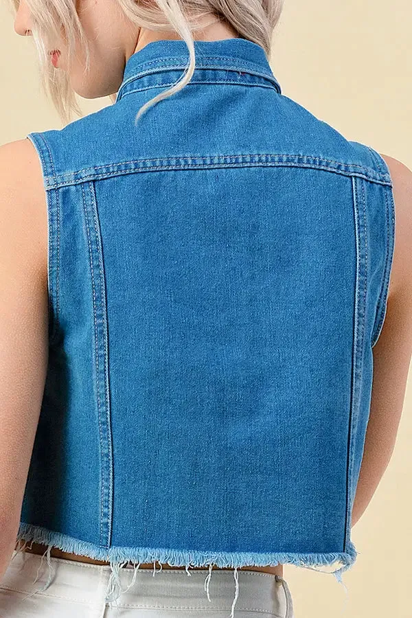 All Season Denim Vest