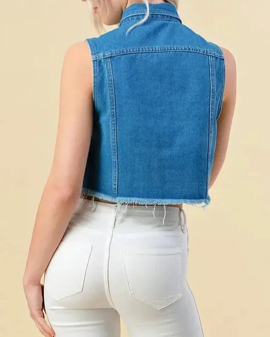 All Season Denim Vest