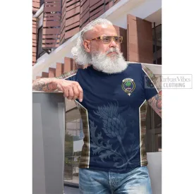Anderson Dress Tartan Cotton T-shirt with Family Crest and Scottish Thistle Vibes Sport Style