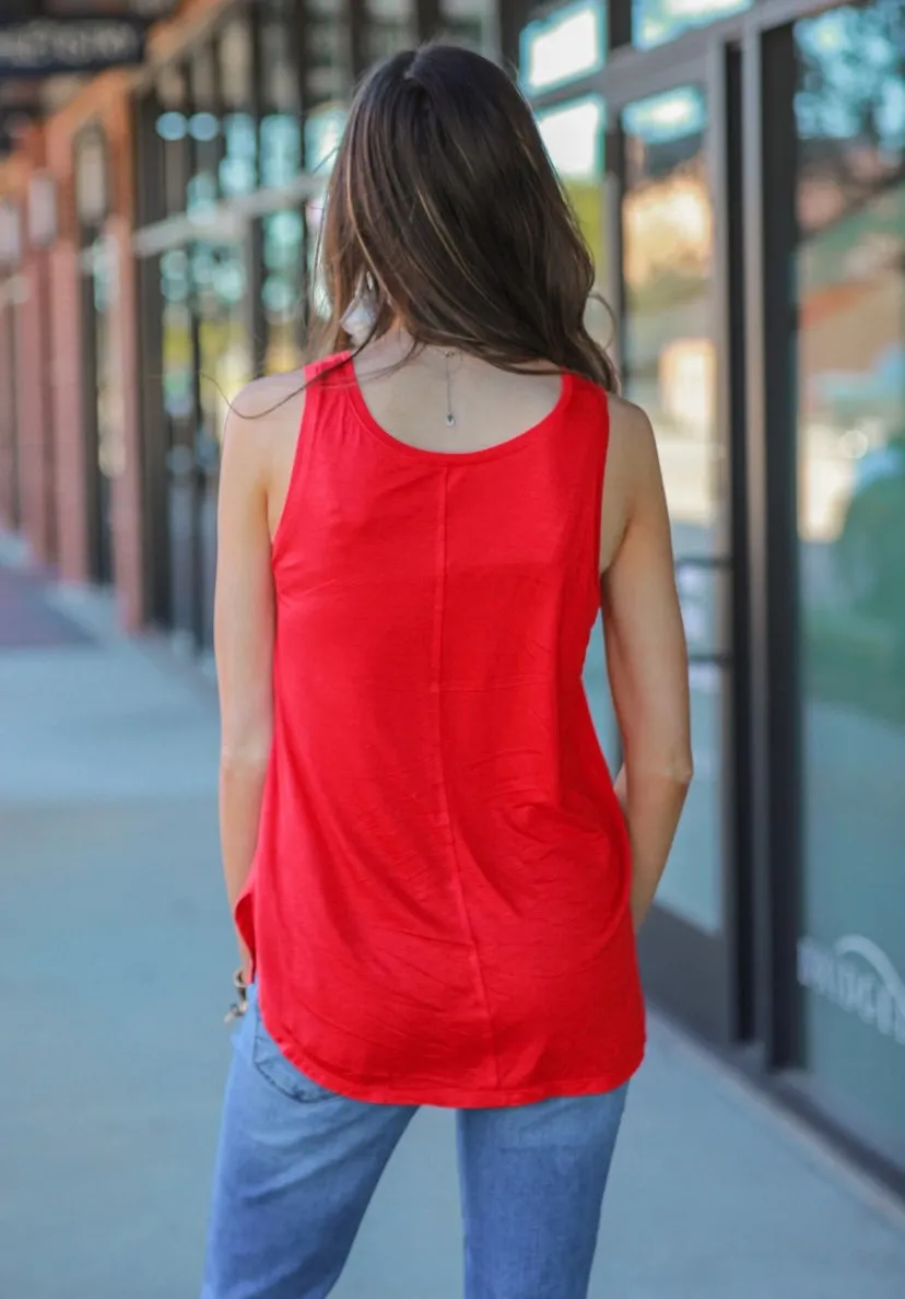 Basic V-neck Tank - Ivory