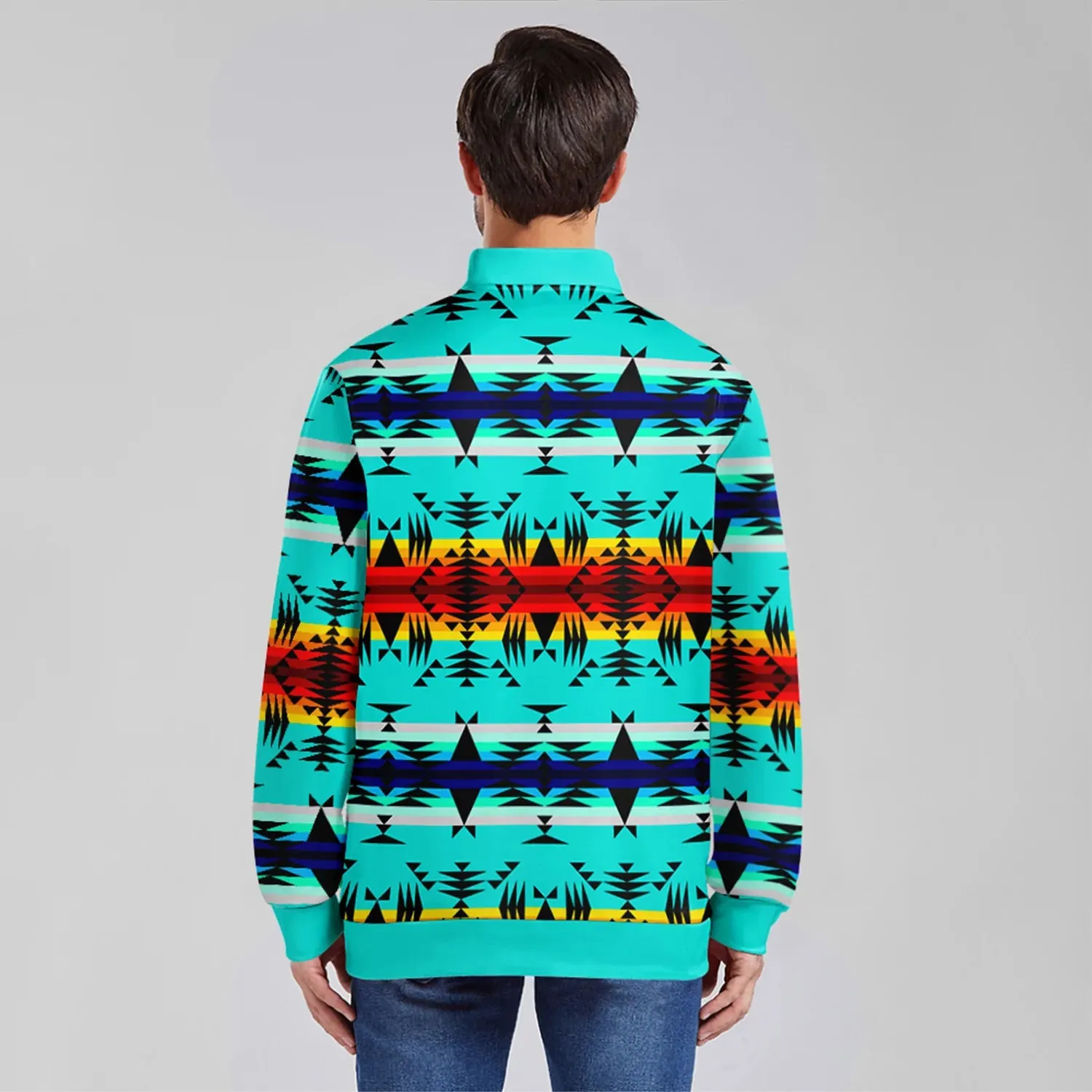 Between the Mountains Zippered Collared Lightweight Jacket