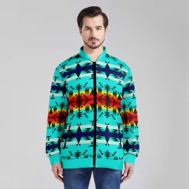 Between the Mountains Zippered Collared Lightweight Jacket