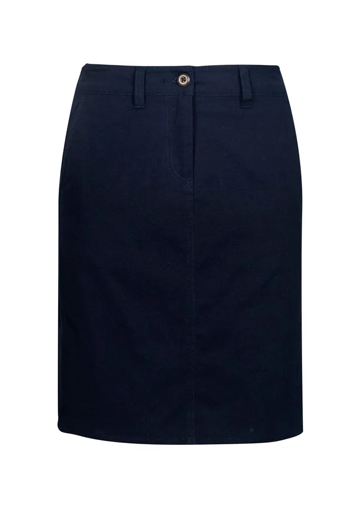 Biz Collection Lawson Ladies Chino Skirt  - BS022L