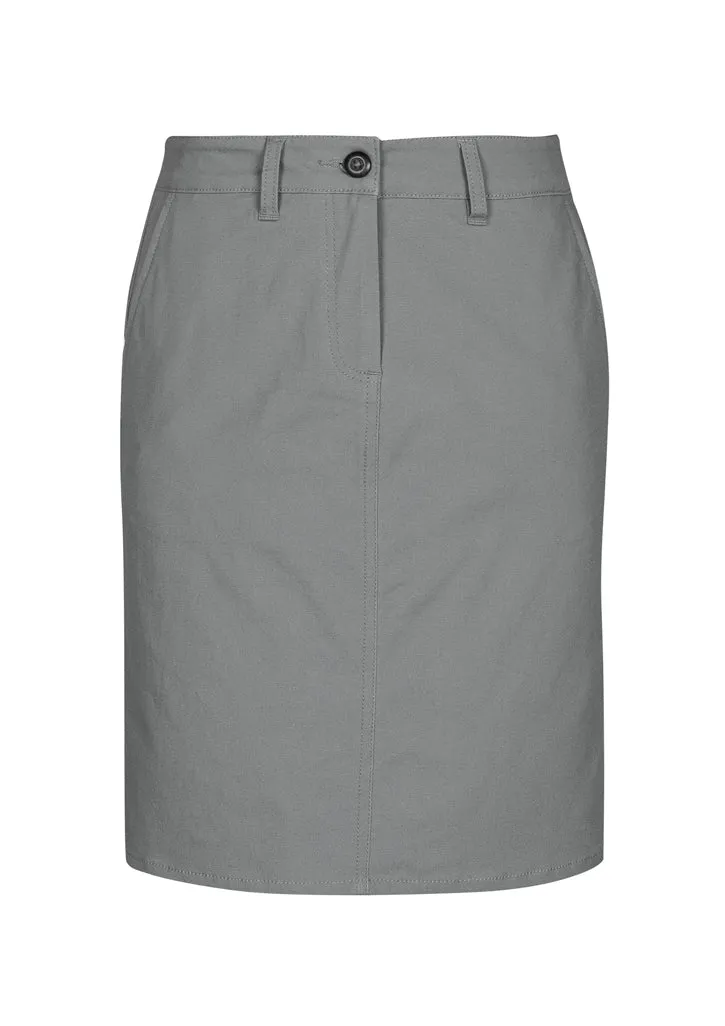 Biz Collection Lawson Ladies Chino Skirt  - BS022L