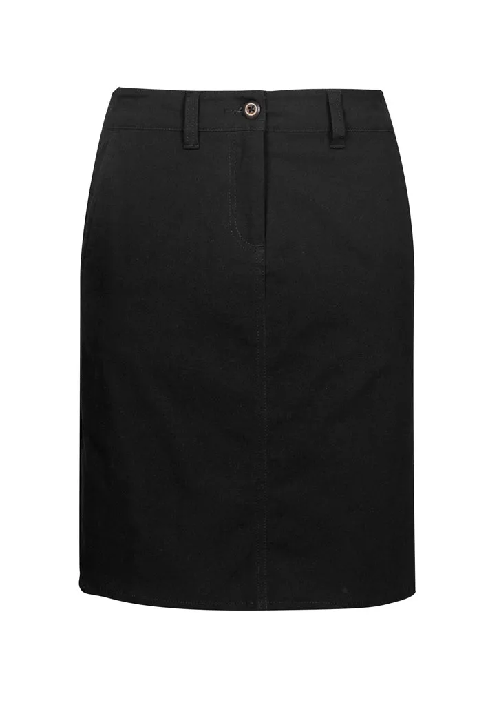 Biz Collection Lawson Ladies Chino Skirt  - BS022L