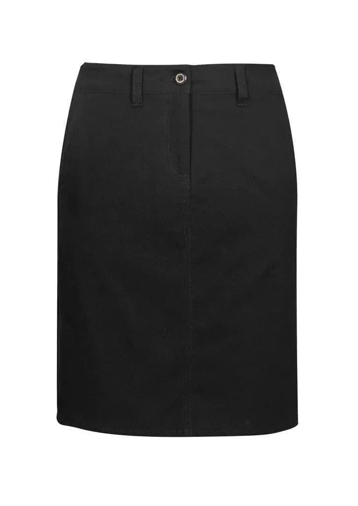 Biz Collection Lawson Ladies Chino Skirt BS022L