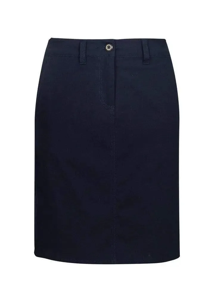 Biz Collection Lawson Ladies Chino Skirt BS022L