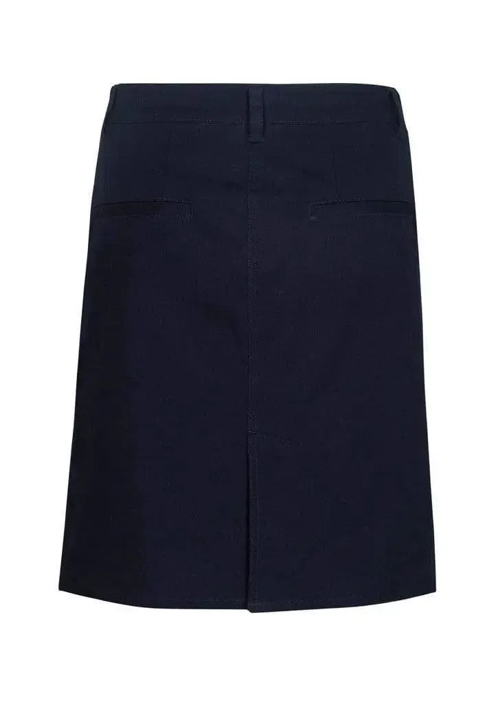 Biz Collection Lawson Ladies Chino Skirt BS022L