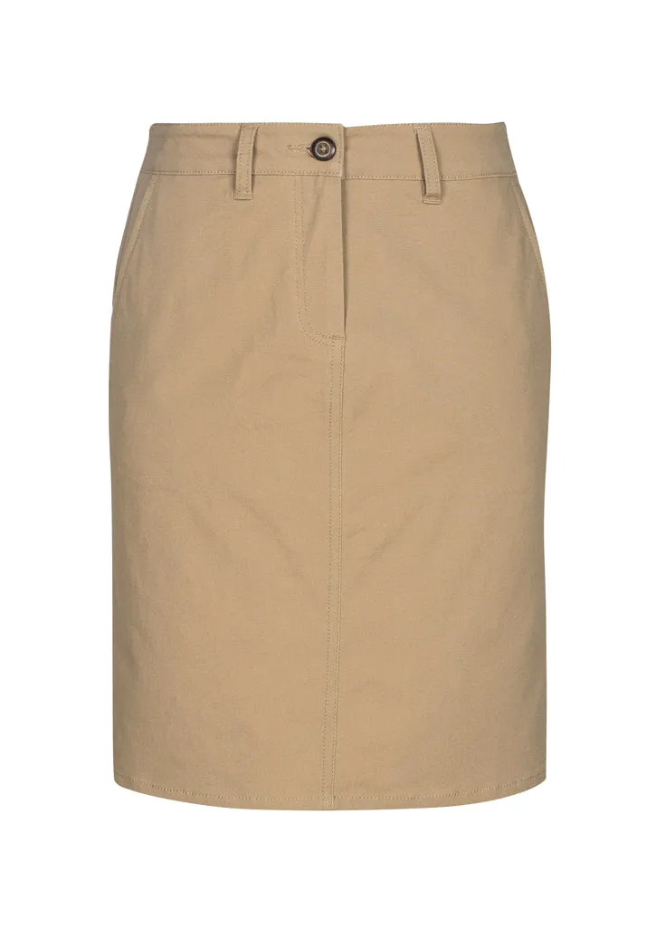 Biz Collection Lawson Ladies Chino Skirt  - BS022L