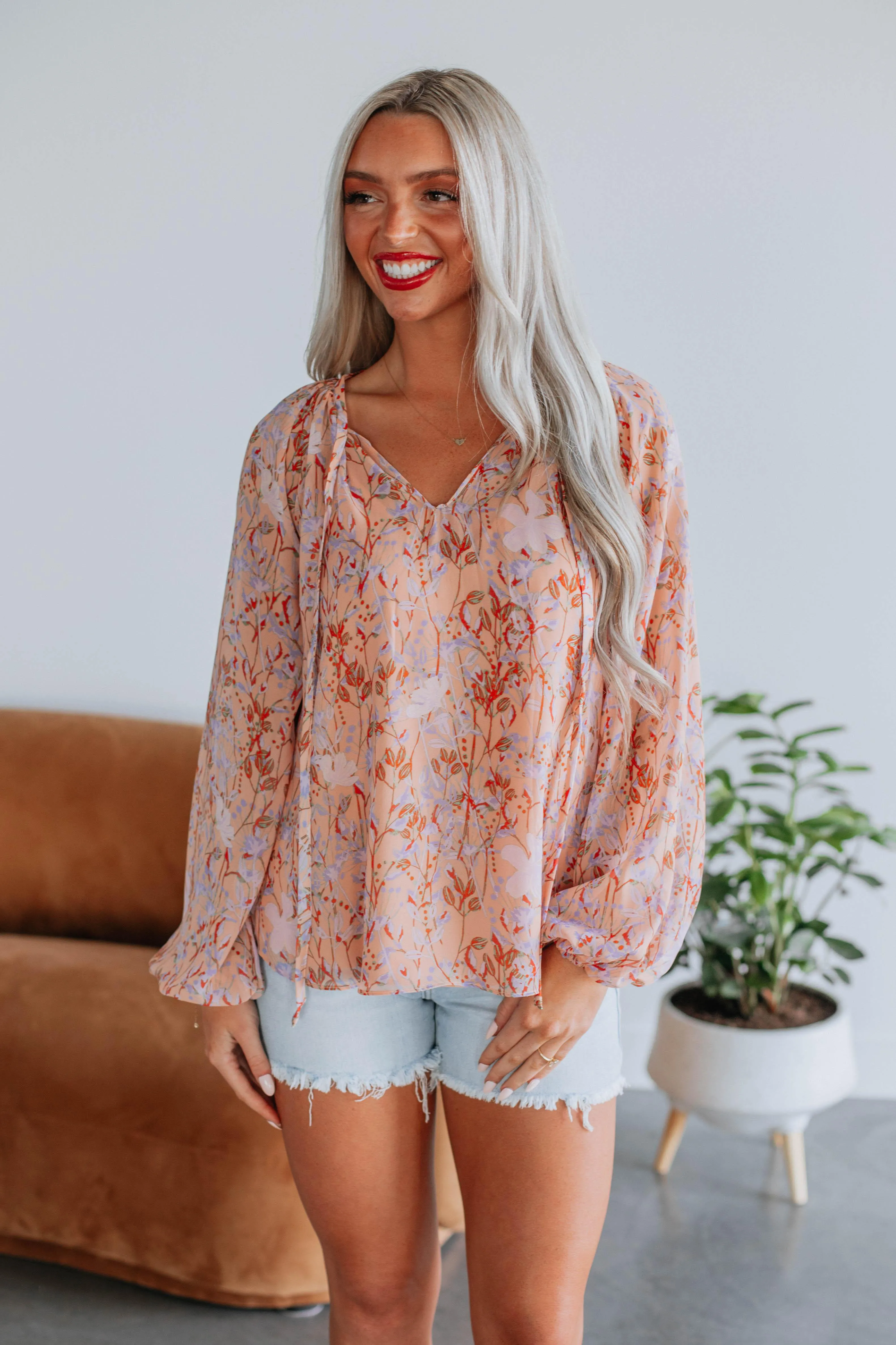 Breslin Floral Top
