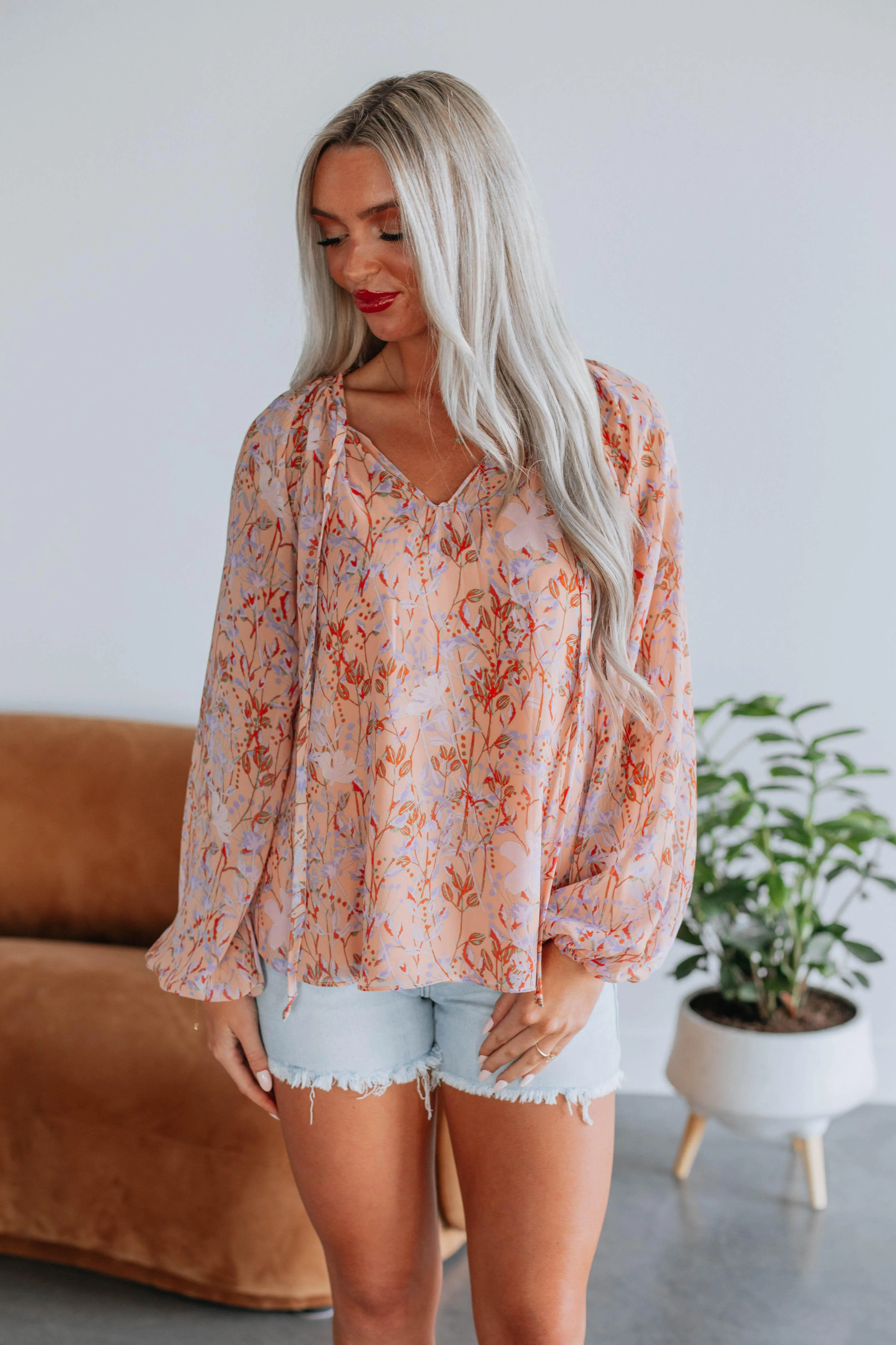 Breslin Floral Top