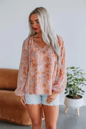 Breslin Floral Top
