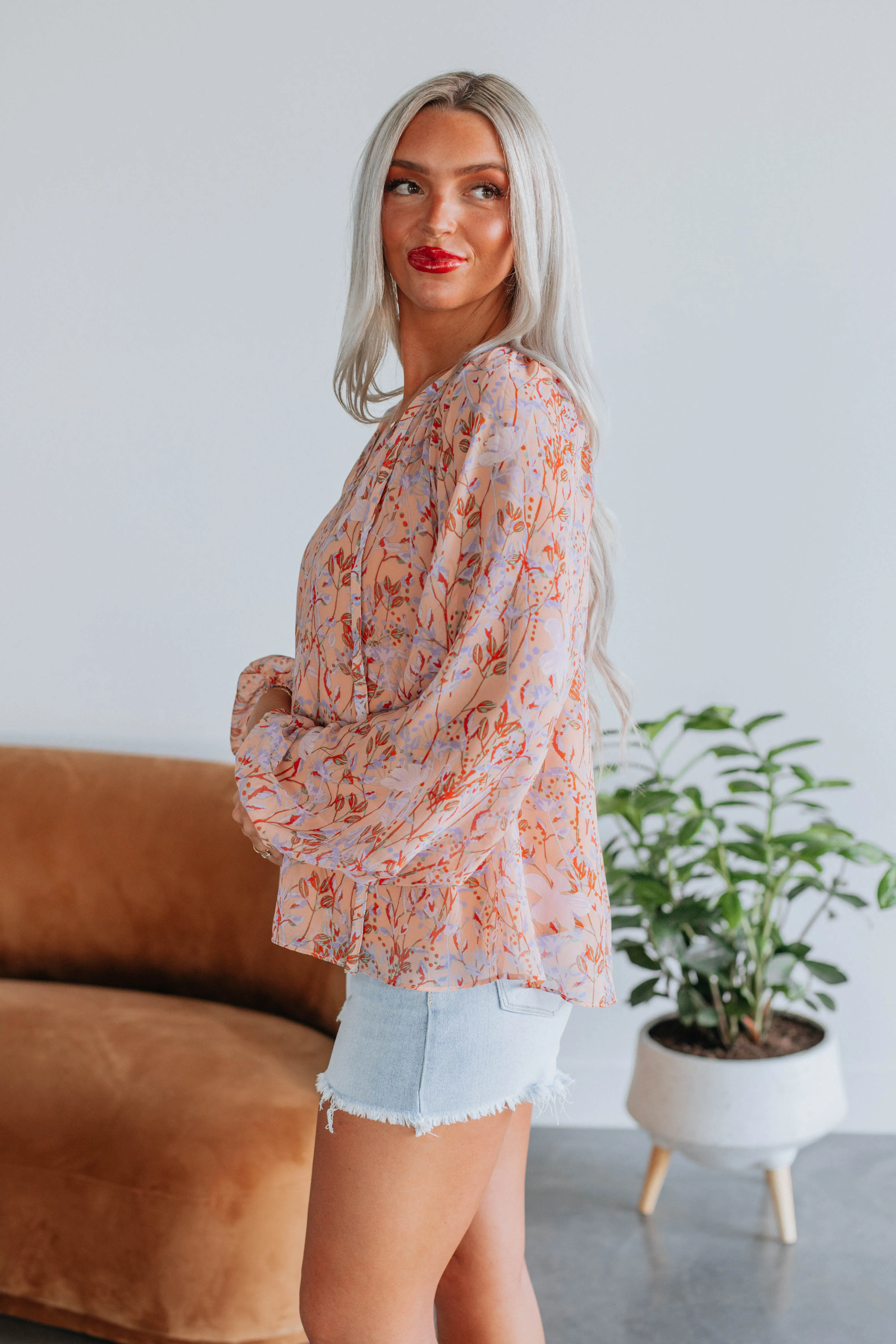 Breslin Floral Top