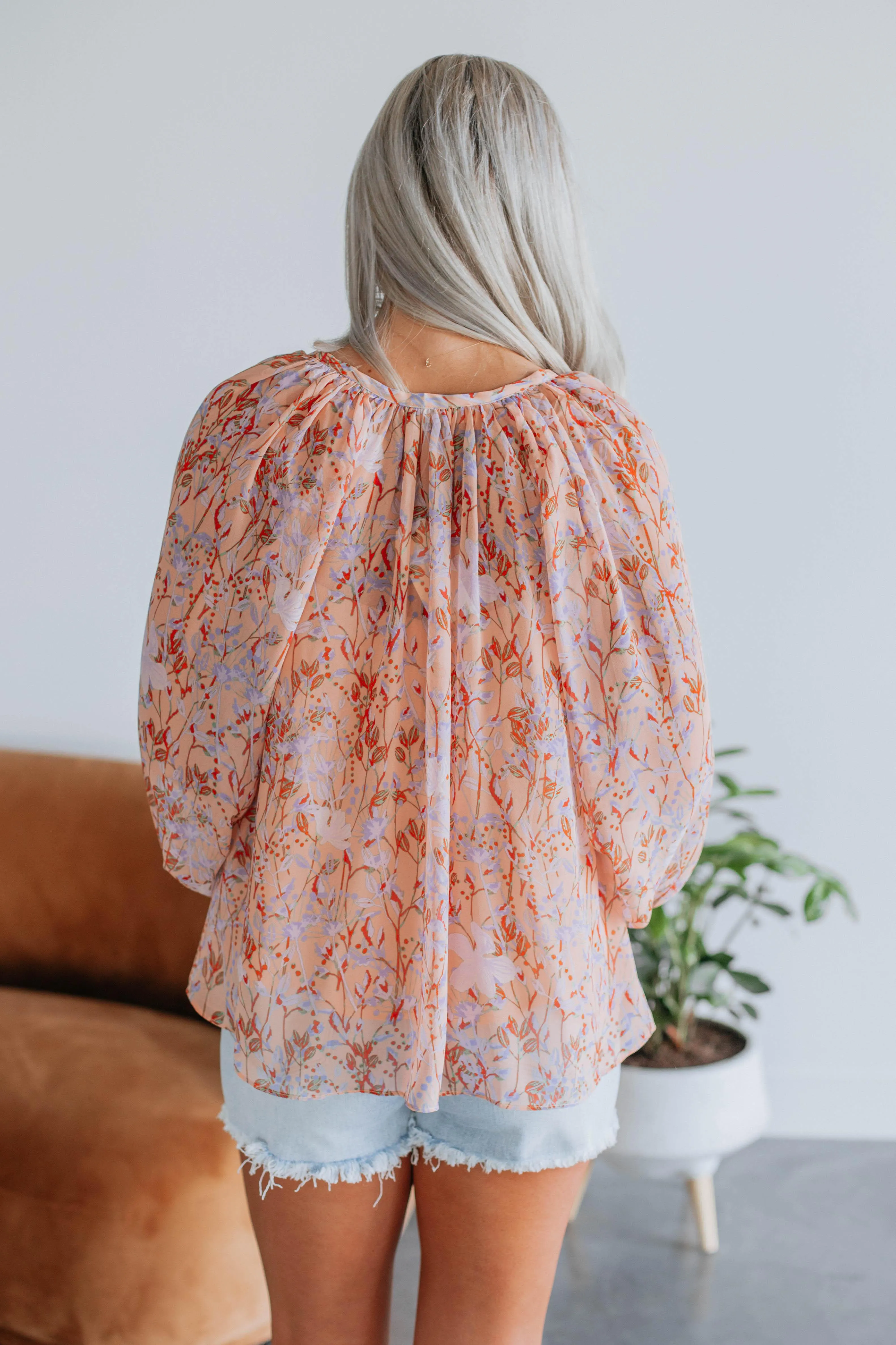 Breslin Floral Top