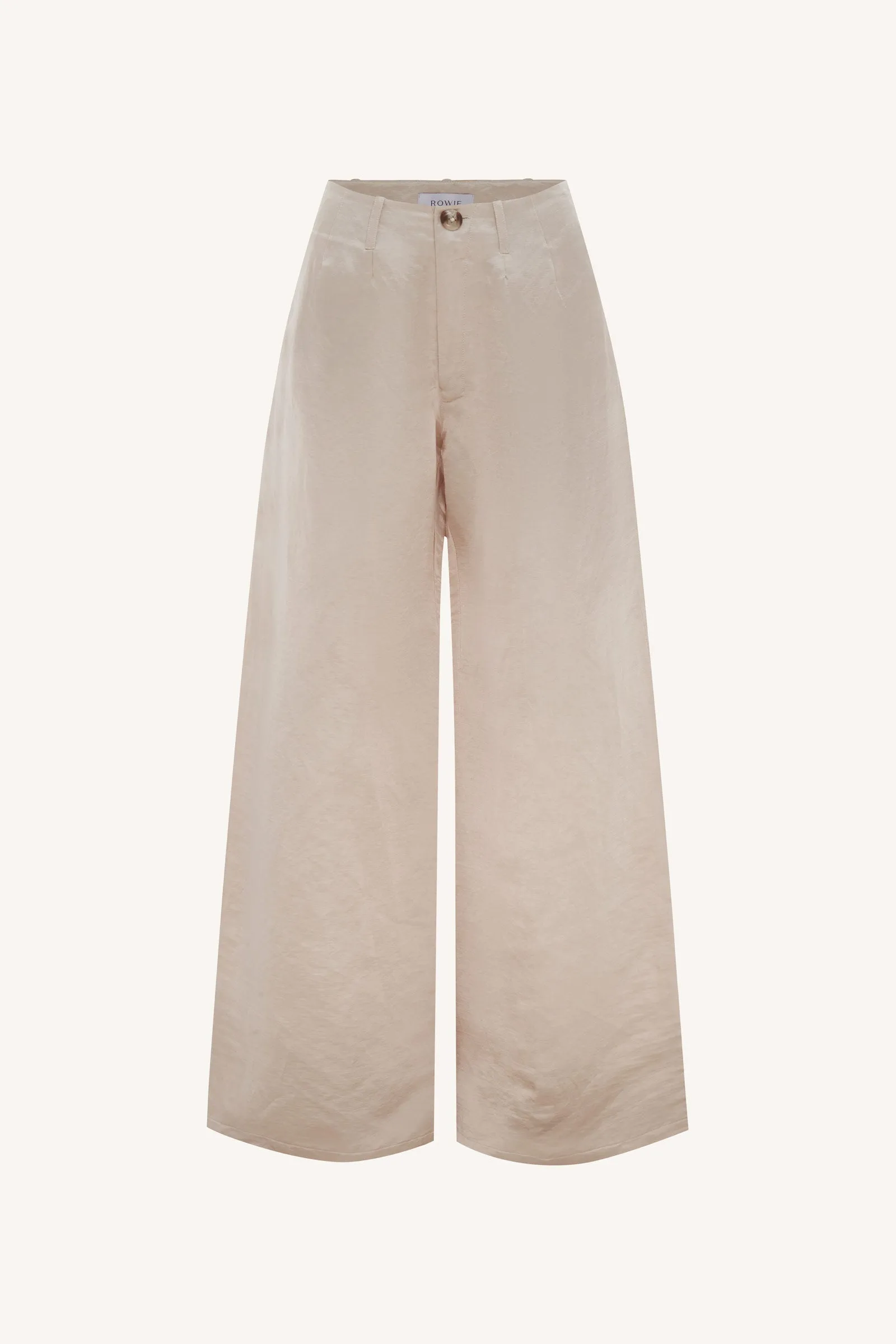 Carlotta Silk Linen Wide Pants
