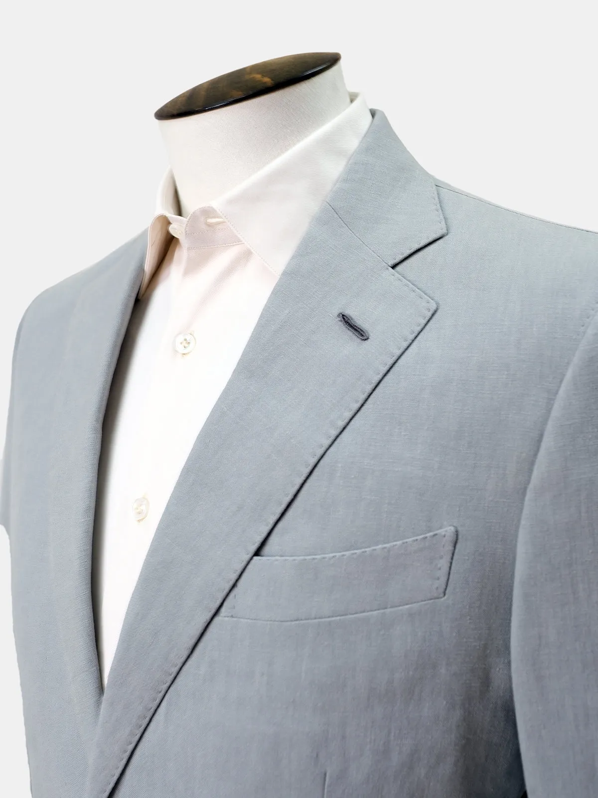 Cool Grey Cotton Two Piece Production Sample Suit