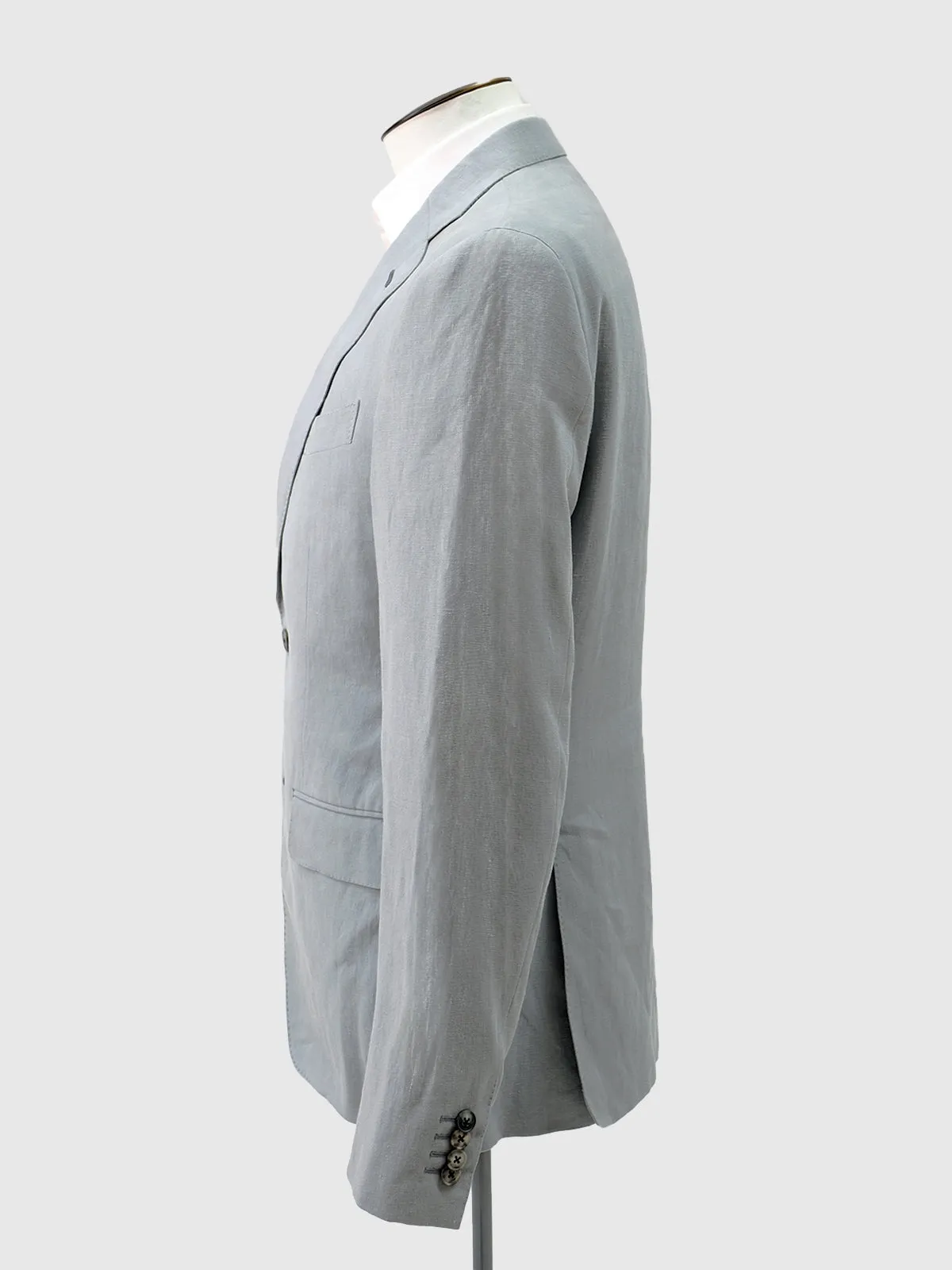 Cool Grey Cotton Two Piece Production Sample Suit