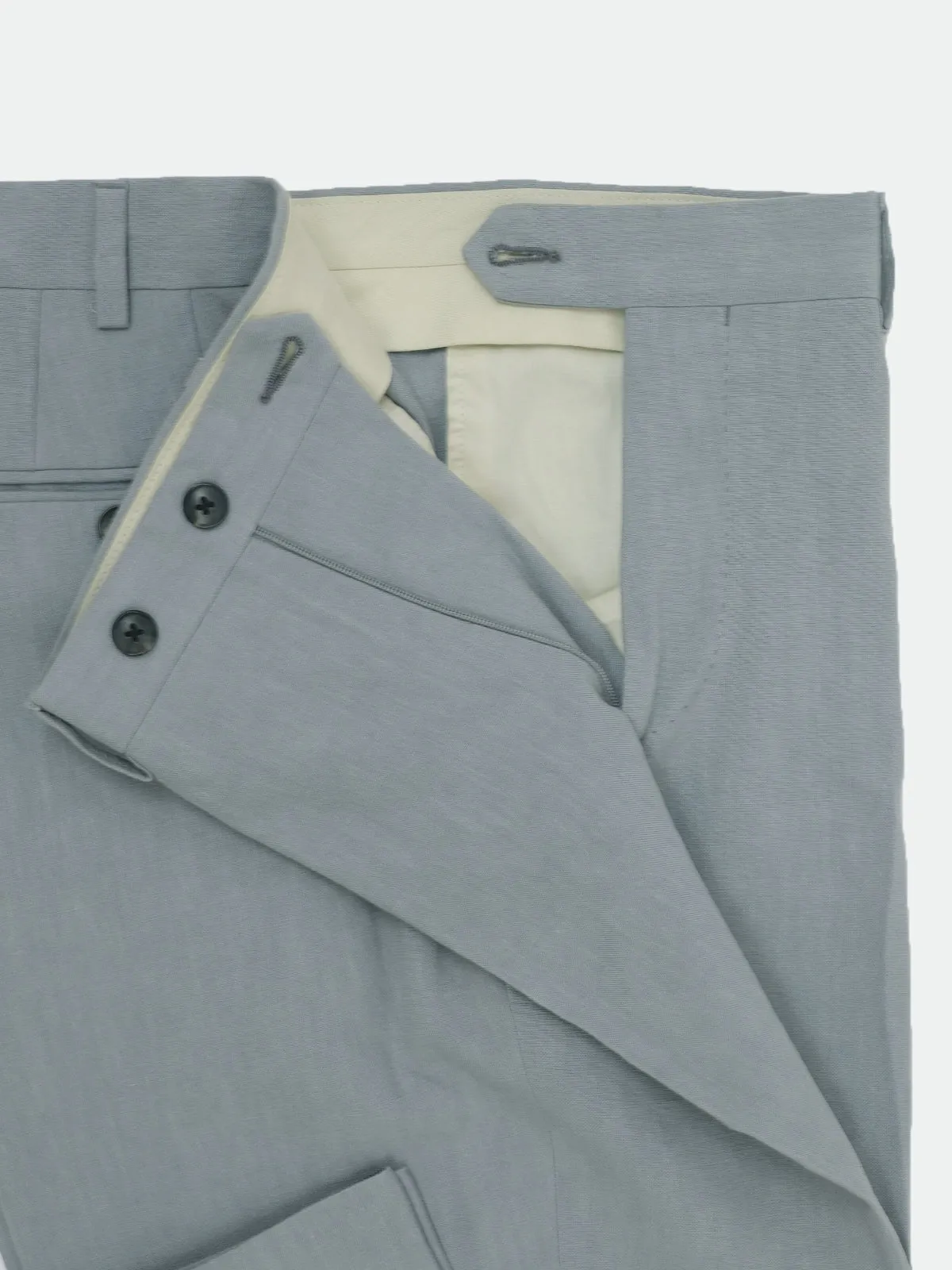 Cool Grey Cotton Two Piece Production Sample Suit