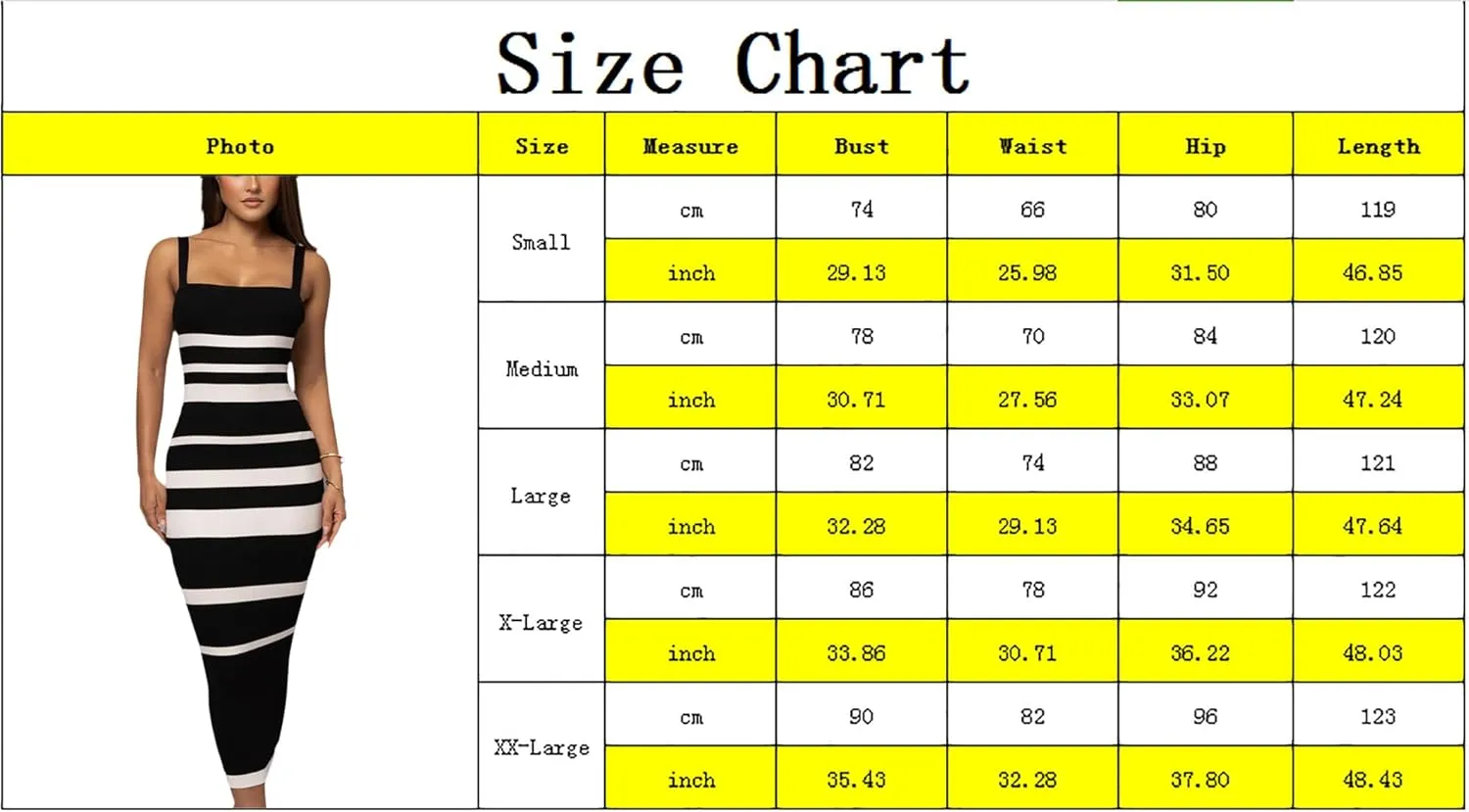 CutieLove Women's Casual Sleeveless Striped Bodycon Midi Dress Square Neck Ribbed Knit Dresses