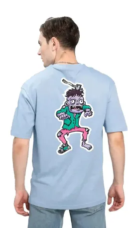 Devinefeather Oversized t Shirt, Drop Shoulder Tshirt, Baggy Tshirt for Men 004