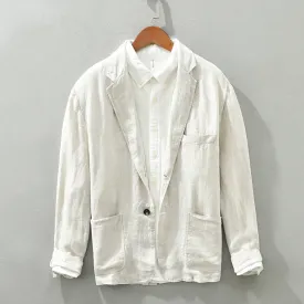 Diot-Milan Breathable Linen Blazer