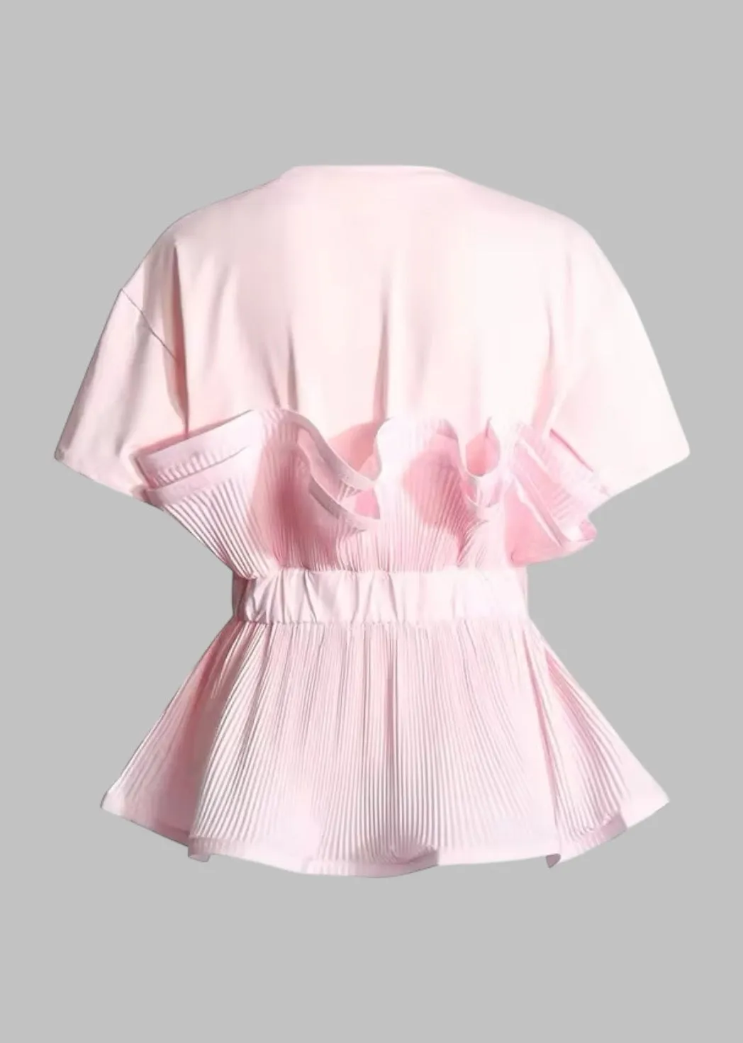 Divya Ruffle Decor T-Shirt