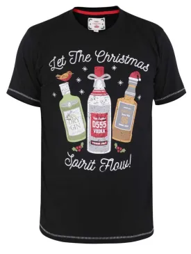 Duke Spirit-D555 Christmas Spirit Printed T-Shirt in 2XL-6XL