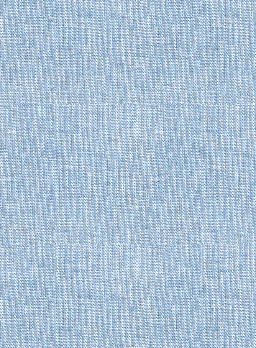 Easy Pants Tropical Blue Linen
