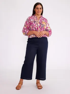 Essential Linen Pant | Navy