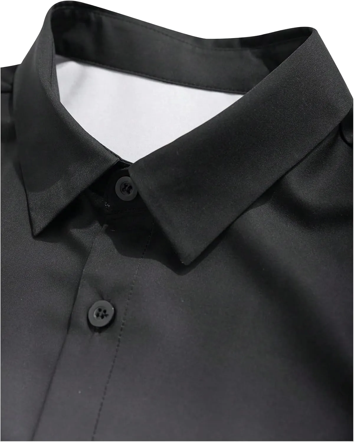 Floerns Men's Striped Shirts Casual Short Sleeve Button Down Shirts