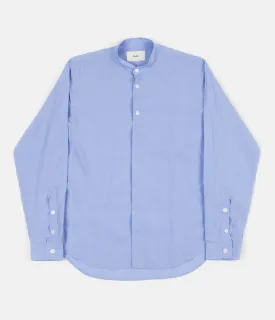 Folk Grandad Shirt - Fresh Blue
