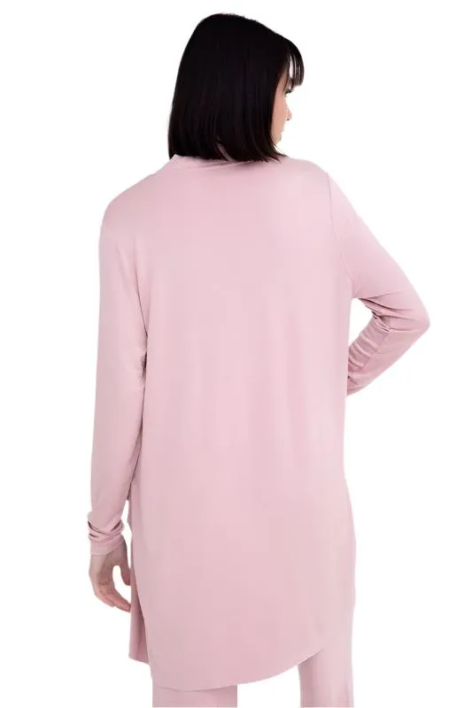 Front Open Terry Cardigan