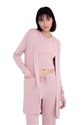 Front Open Terry Cardigan