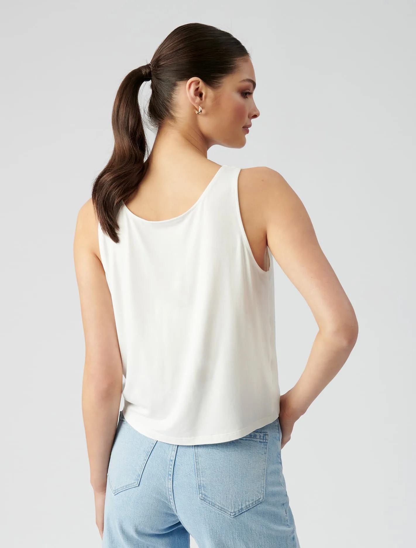 Harlow V-Neck Tie Front Tank Top