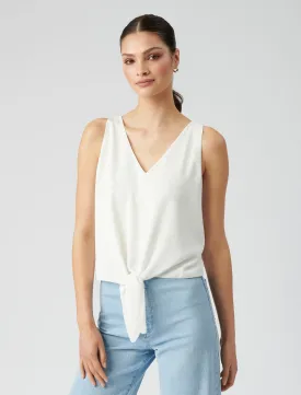 Harlow V-Neck Tie Front Tank Top