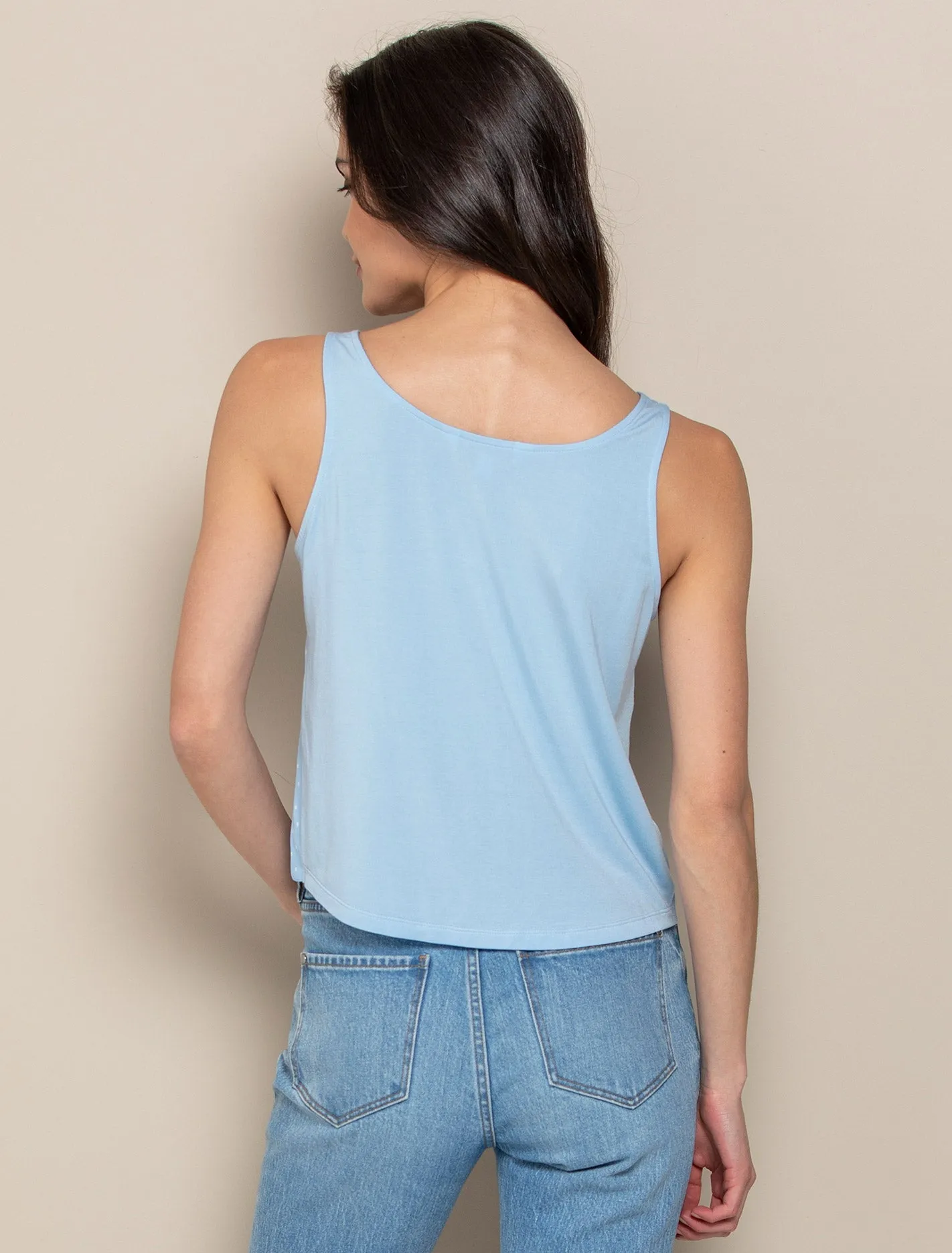 Harlow V-Neck Tie Front Tank Top