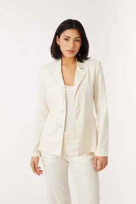 Lara Stretch Linen Blazer