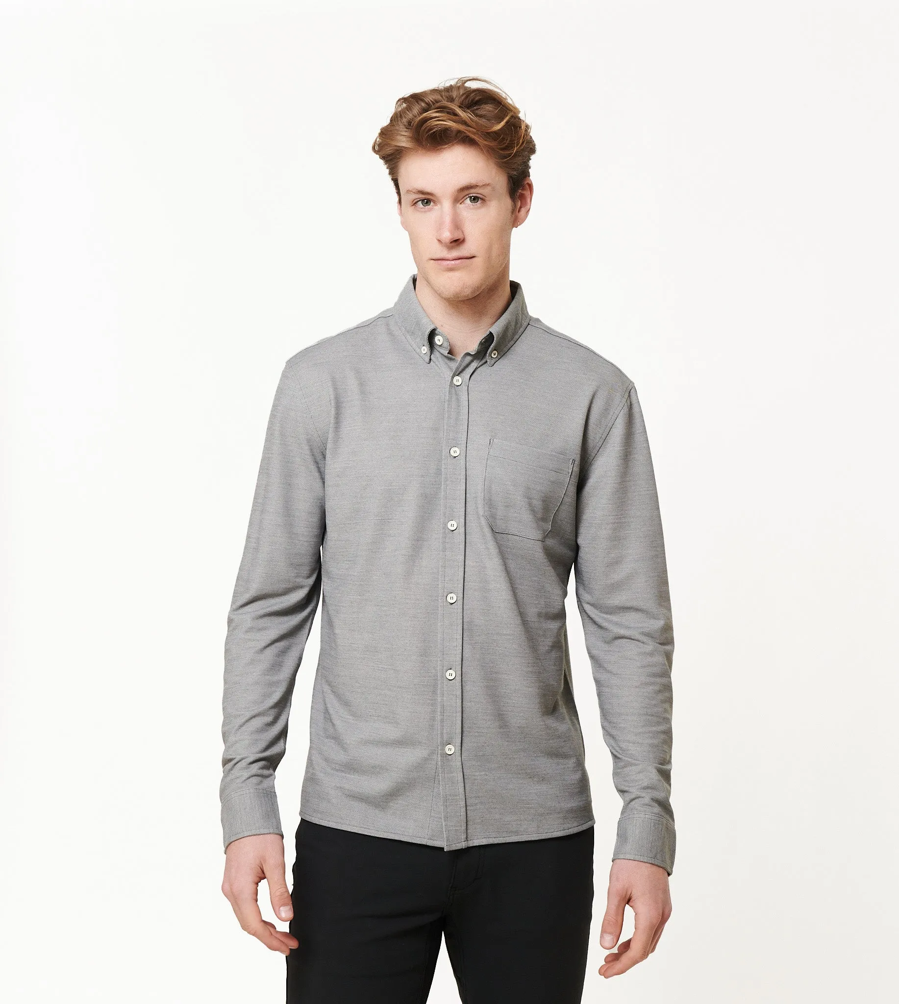 Limitless Merino Button-Down