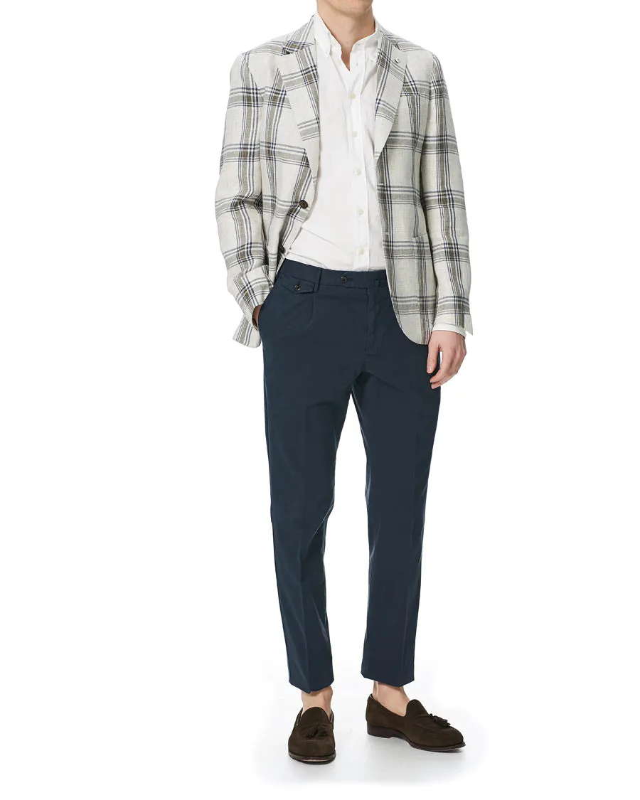 Linen Unconstructed Contemporary Fit Sport Coat