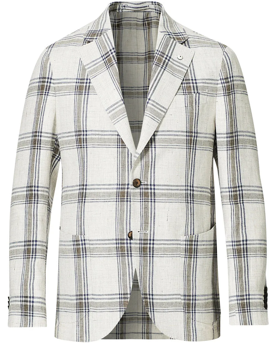 Linen Unconstructed Contemporary Fit Sport Coat