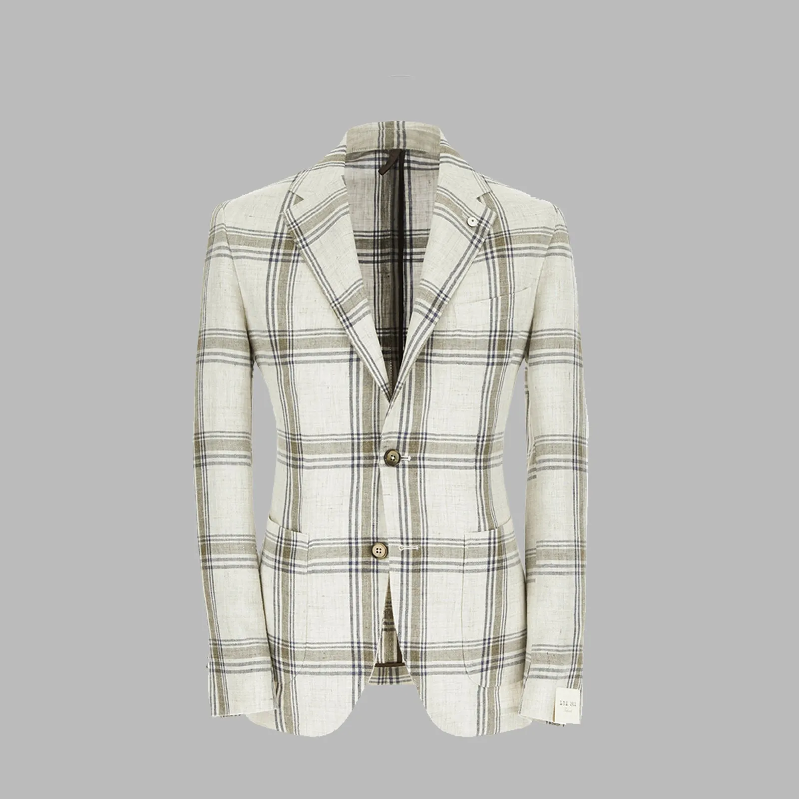 Linen Unconstructed Contemporary Fit Sport Coat
