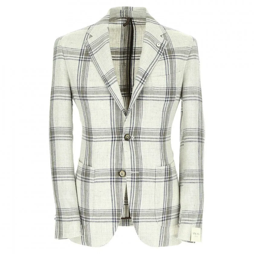 Linen Unconstructed Contemporary Fit Sport Coat