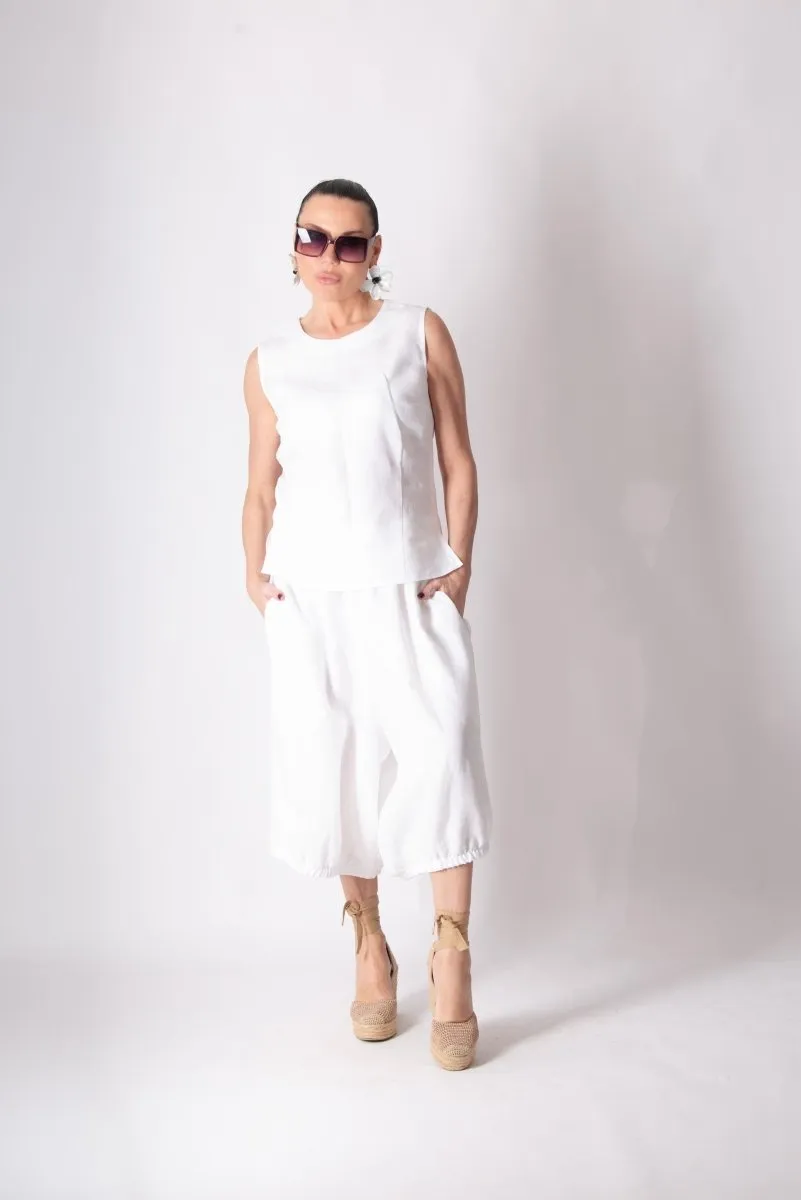 Linen Wide Pants NATAL
