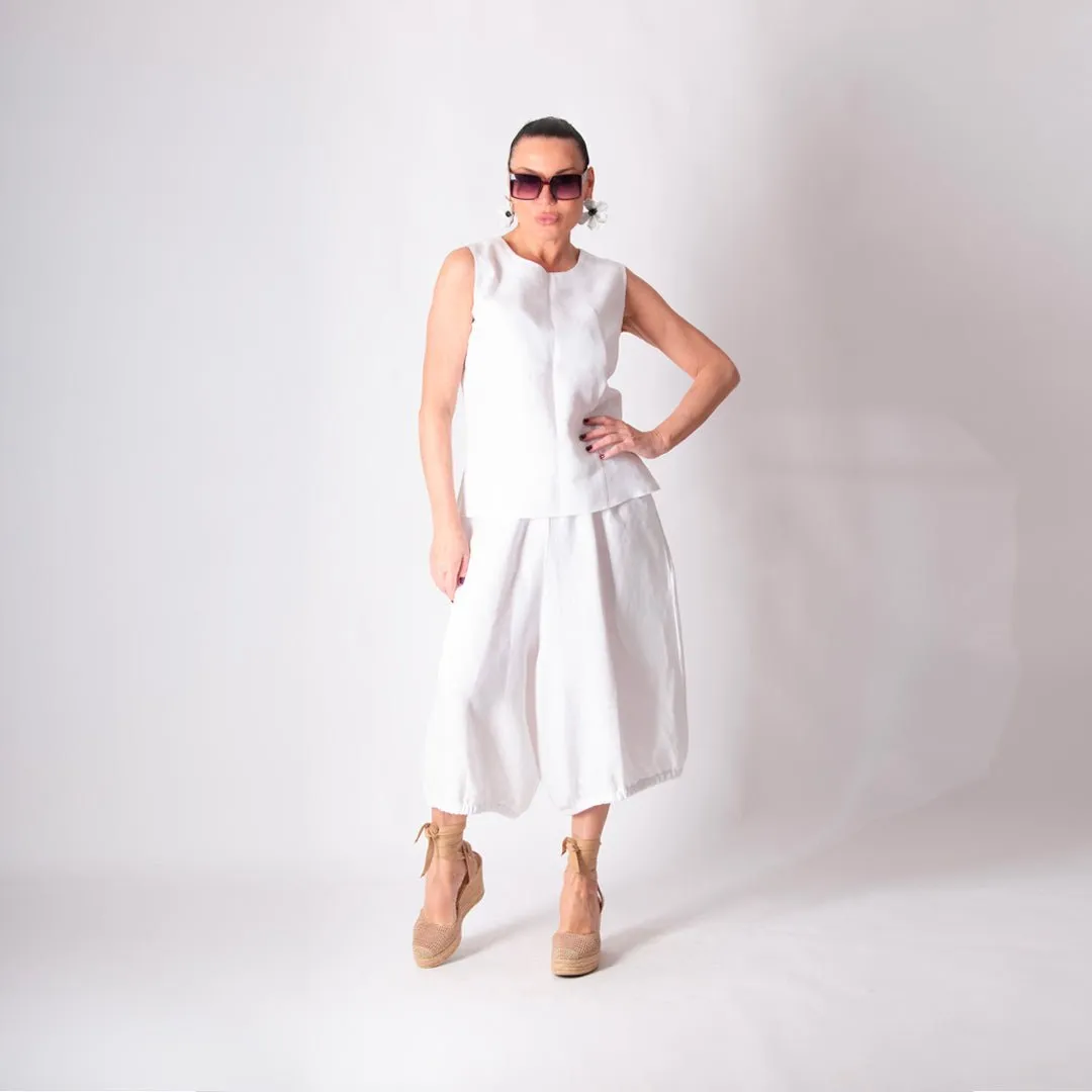 Linen Wide Pants NATAL