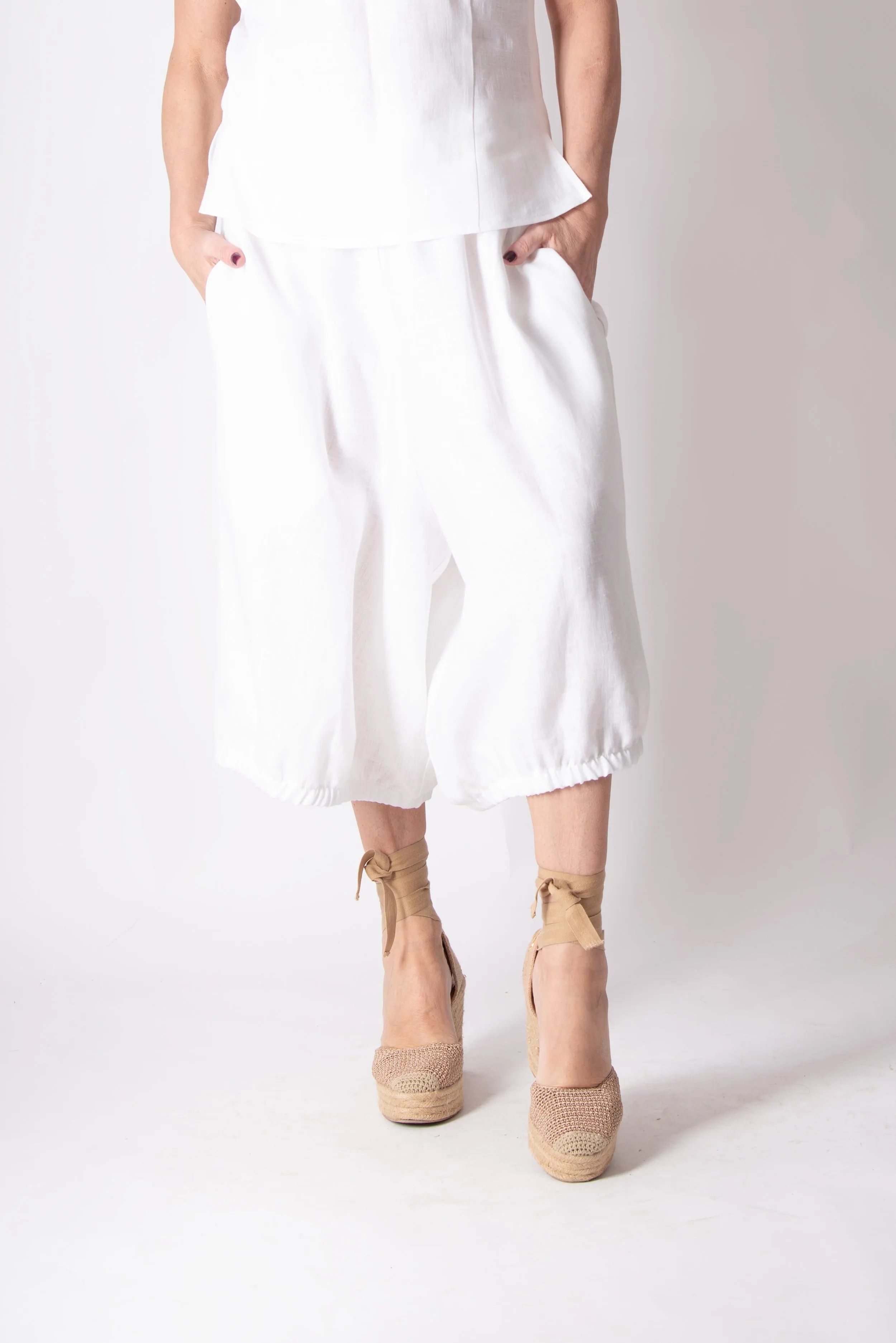 Linen Wide Pants NATAL