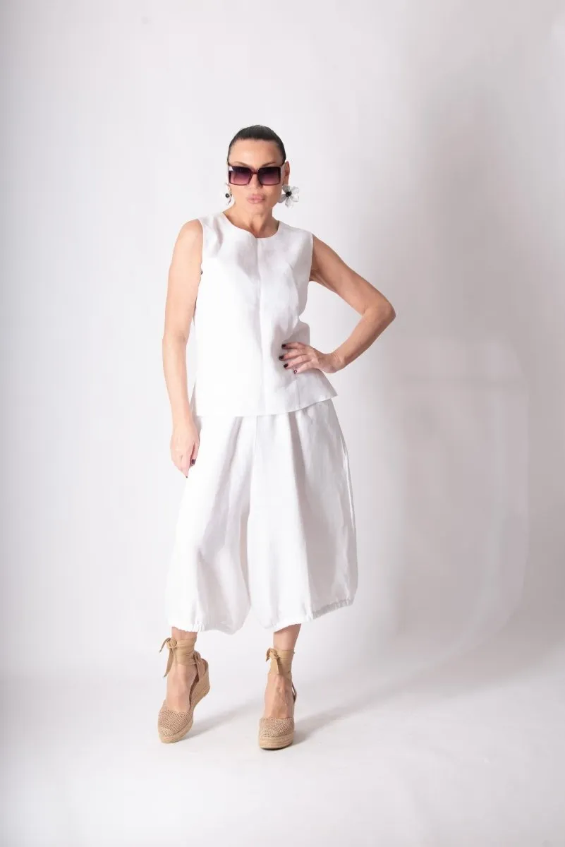 Linen Wide Pants NATAL