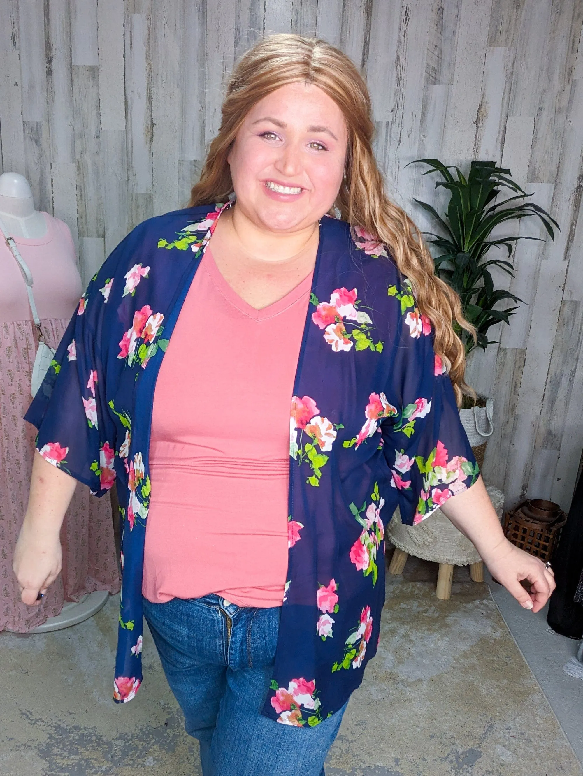 Lulu Floral Chiffon Kimono (3 colors)